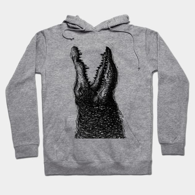 Crocodile Hoodie by GeeTee